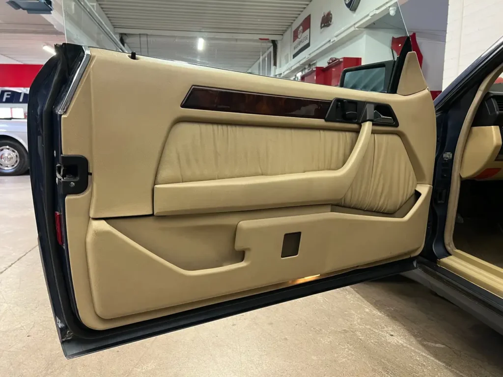 Mercedes Benz 300 CE-24 Cabrio Fahrertuer offen Ledes Tuerverkleidung