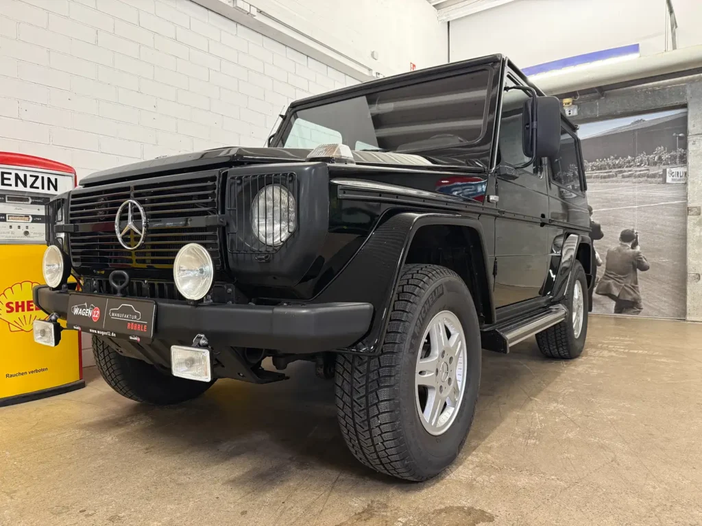 Mercedes Benz G 280 GE Kotfluegel Fahrerseite