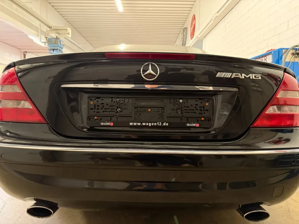 Mercedes Benz CL 55 AMG Coupe V8 Heckansicht.