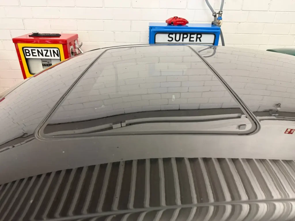 Mercedes Benz CL 55 AMG Coupe V8 Sicht auf Schiebedach von oben.