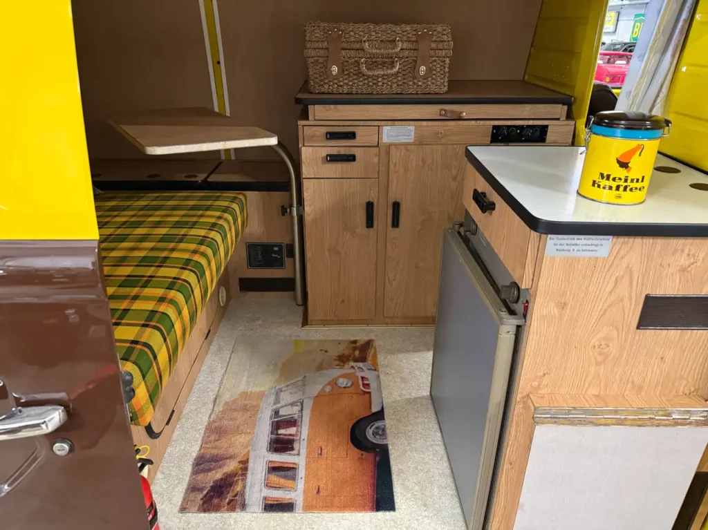 VW T2 Camper Sicht auf innenraum